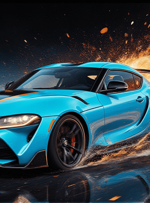 sports car, supercar, toyota, racing car, drift car
