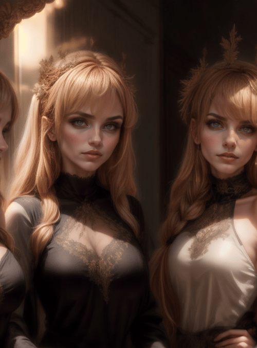 woman, mirror, reflection