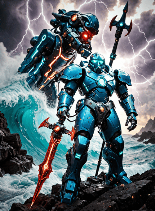 robots, mechs, armor