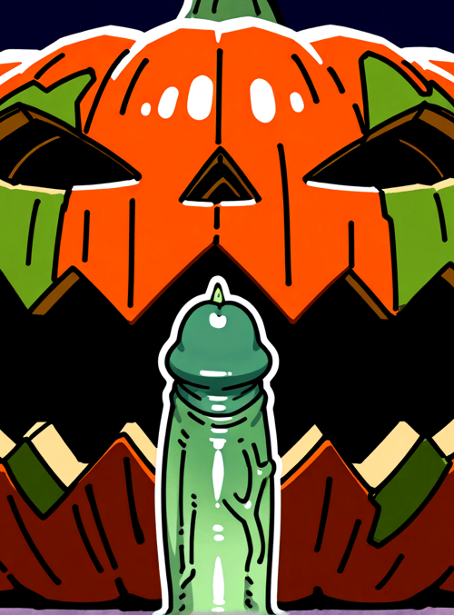 pumpkin, jack-o'-lantern, candle, halloween