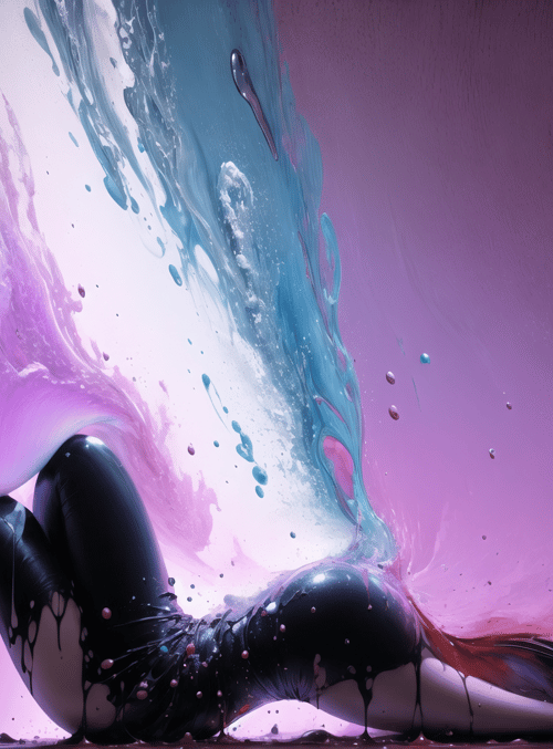 figure, liquid, paint