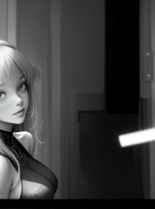 woman, anime, portrait