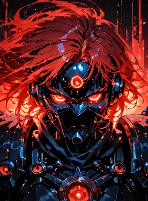 robot, cyborg, character