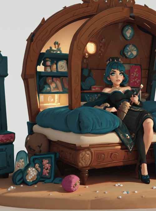 queen, bed, cabinet