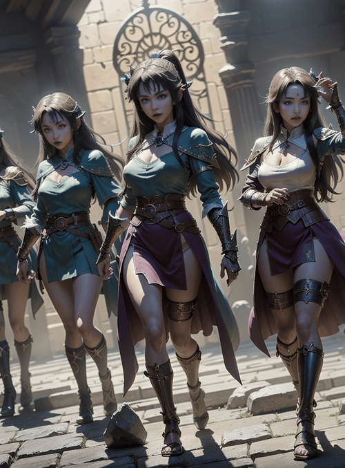 women, warriors, fantasy