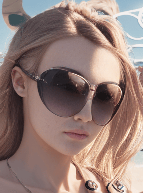 woman, sunglasses, beach