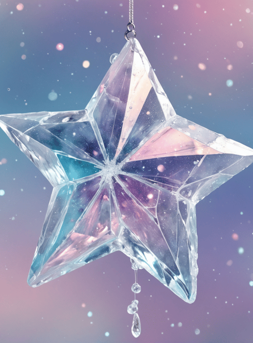 star, ice, hanging