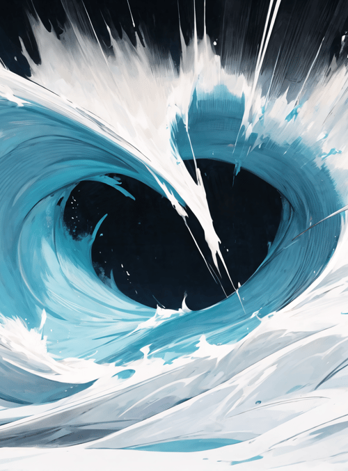 wave, ocean, water