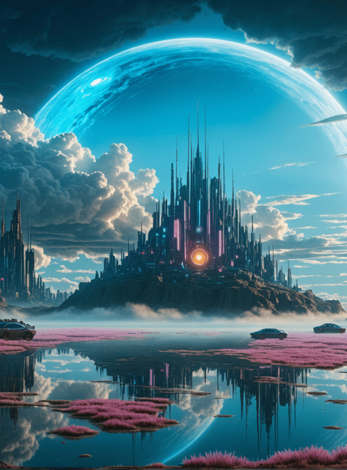 city, planet, cars