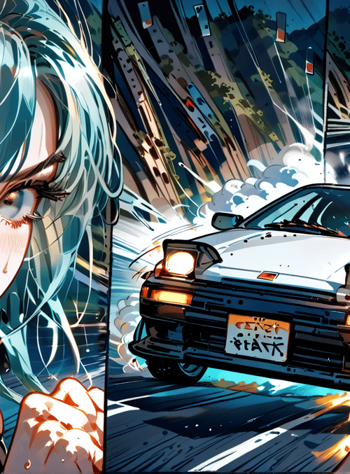 car, girl, street, driving, nissan