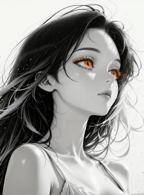 woman, hair, eyes