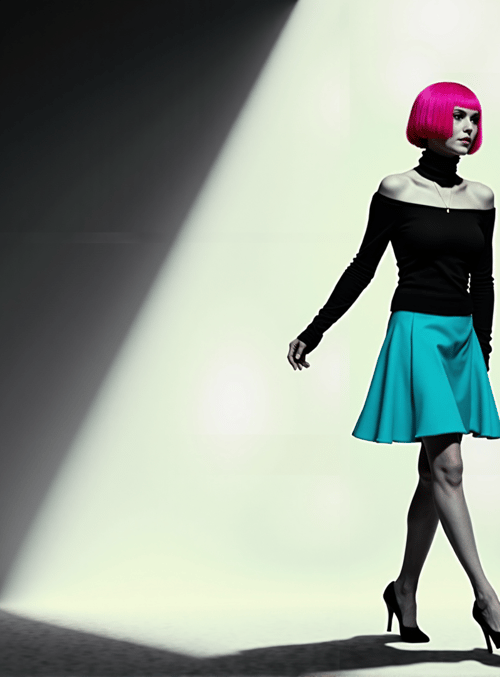woman, model, fashion, walk, pose