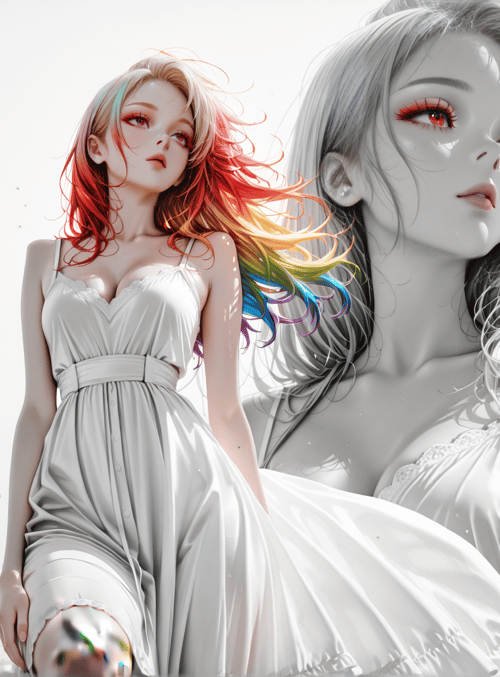 woman, girl, hair