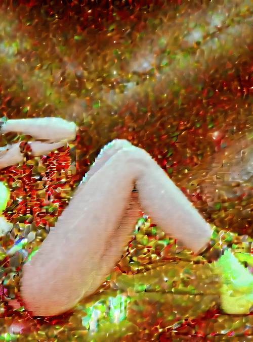 person, legs, glowing, abstract