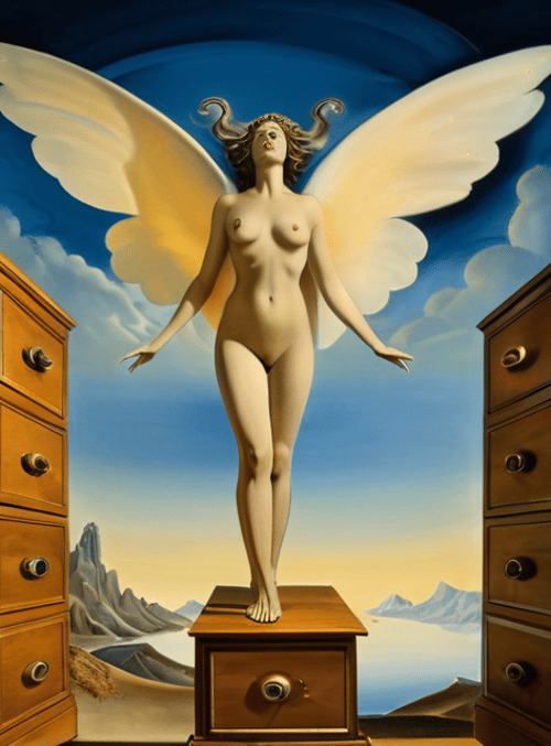 angel, furniture, figure