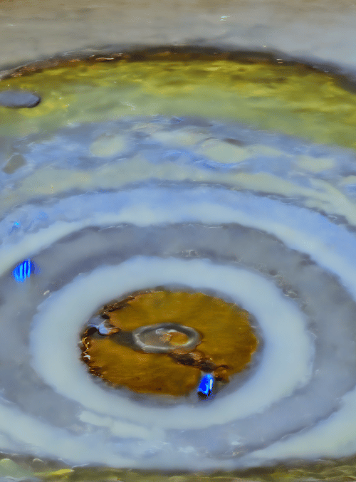 ice, swirl, water