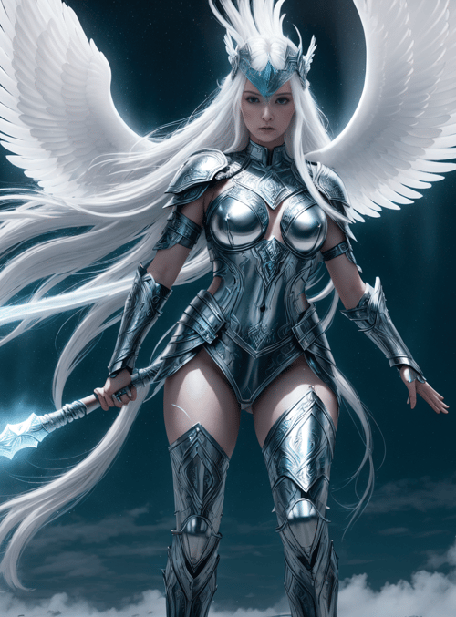 angel, warrior, sword
