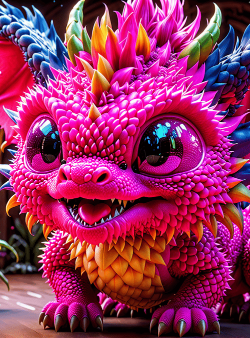 dragon, plant, creature