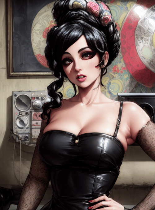 woman, goggles, gloves