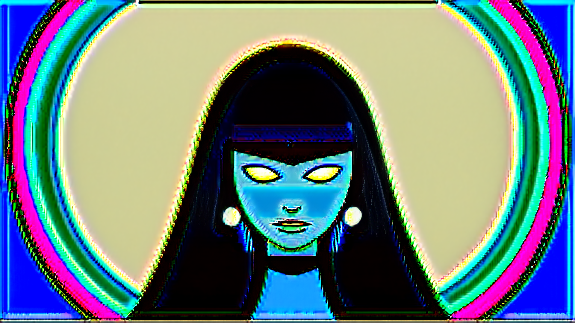 AI generated wallpaper featuring woman, art, portrait