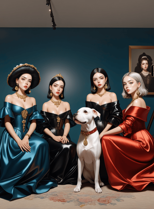 women, dogs, photographer