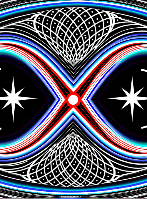 infinity, star, pattern