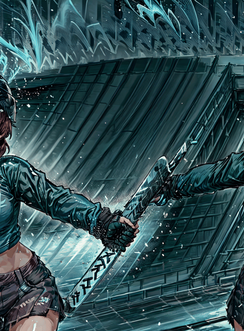 girl, skier, sailor, weapon, ice, snow, helmet, sail, sailboat, fist
