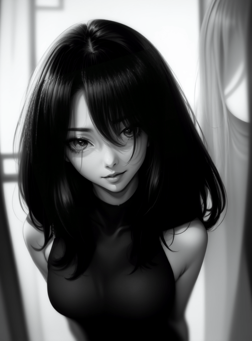 woman, mirror, reflection