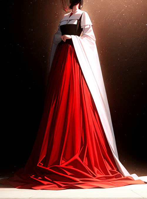 woman, gown, light
