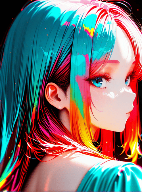 girl, hair