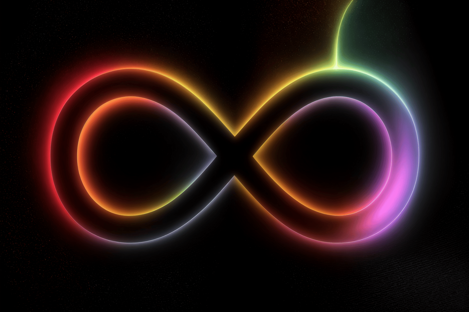 AI generated wallpaper featuring infinity symbol