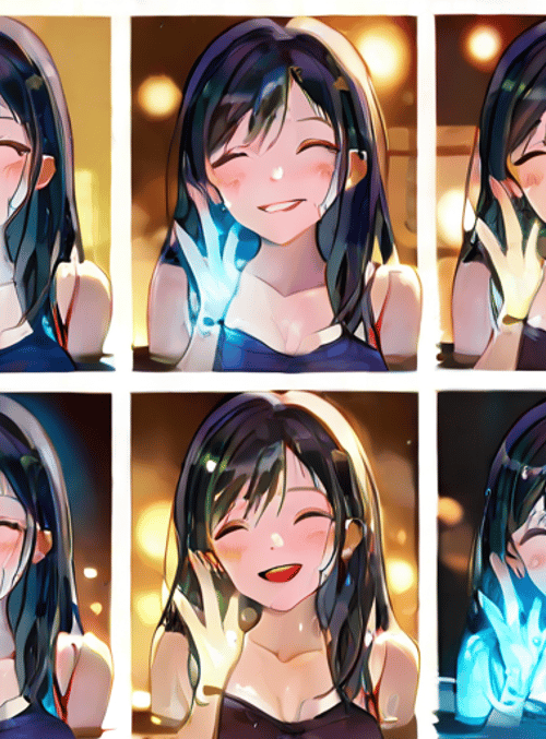 girl, hands, light