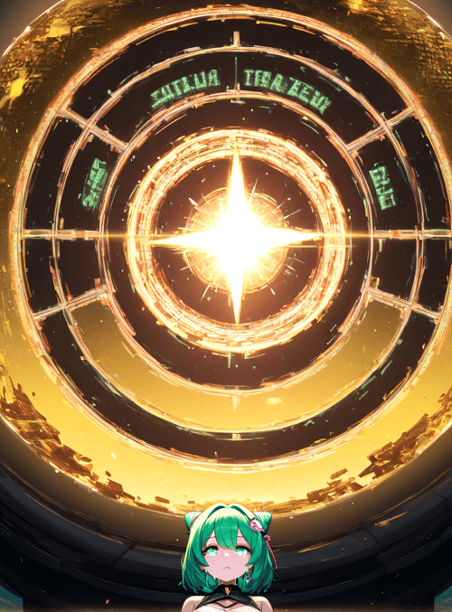 girl, gadget, compass