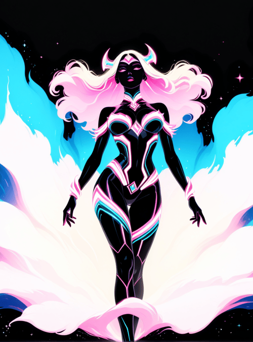 woman, cosmic, fairy