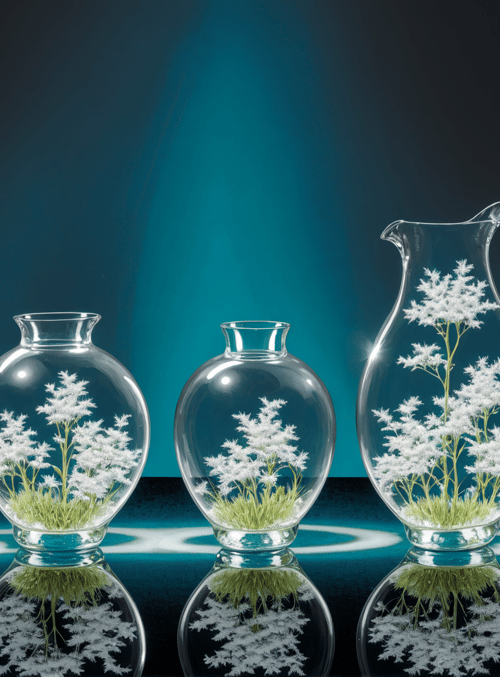 vase, flower, glass, plant, bottle