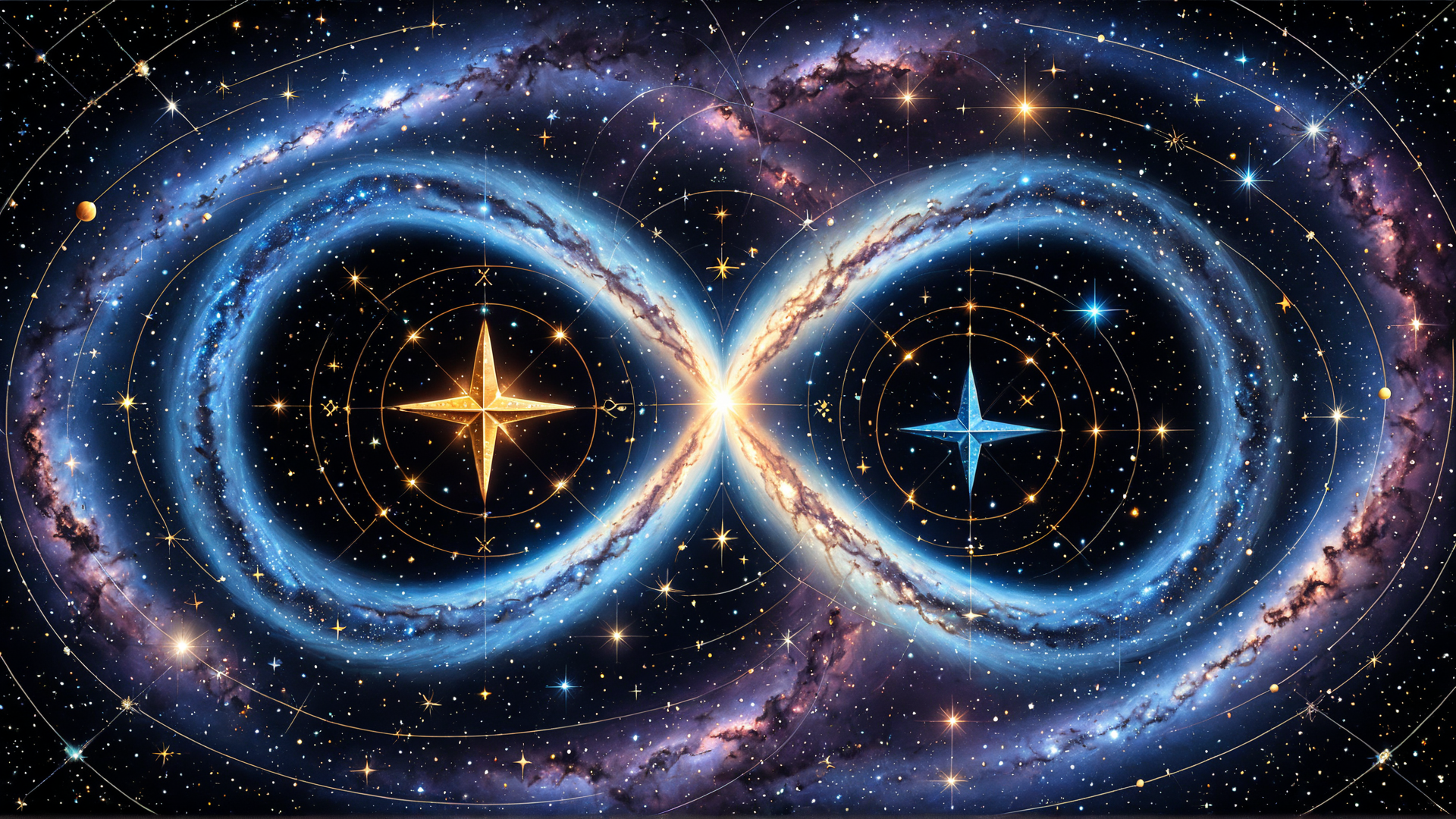 AI generated wallpaper featuring universe, galaxy, stars