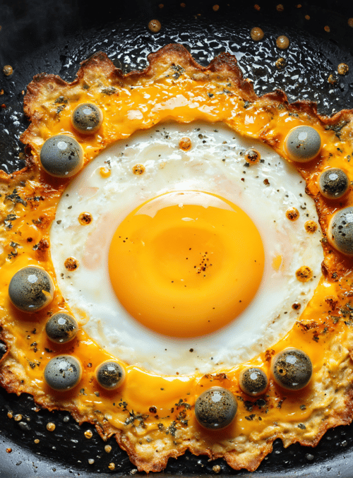 egg, cheese, pan