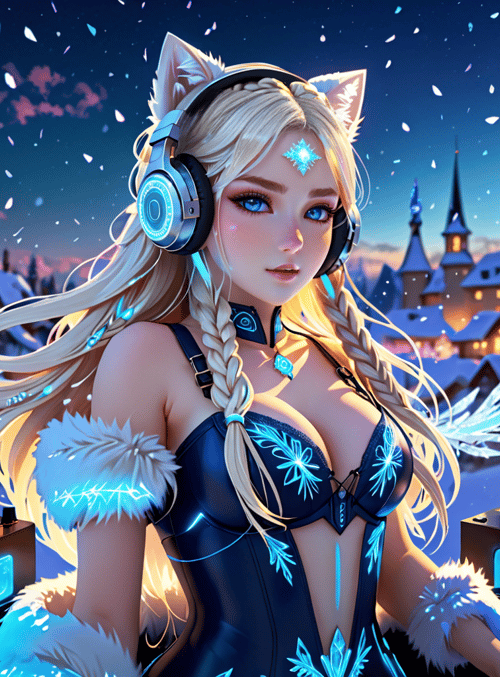 dj, catgirl, fairy