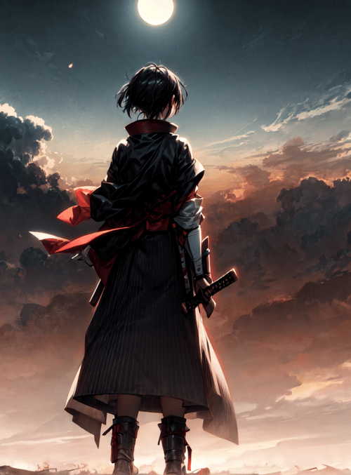 samurai, warrior, sword