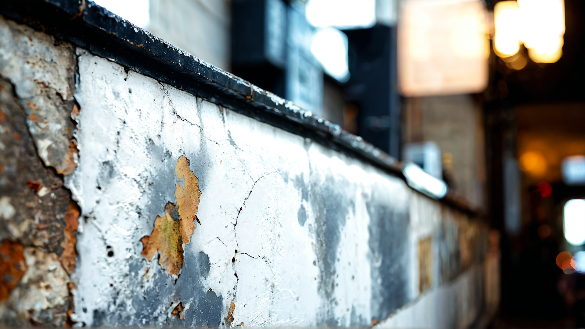 AI generated wallpaper featuring wall, concrete, rust