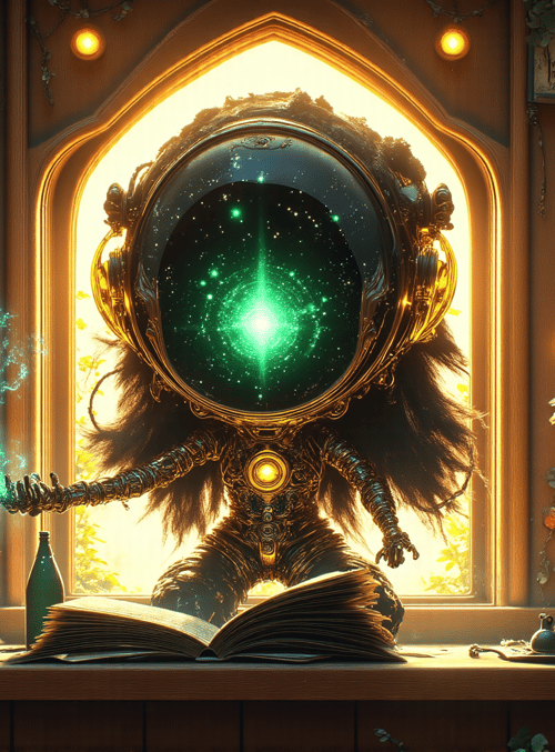 alien, astronaut, book