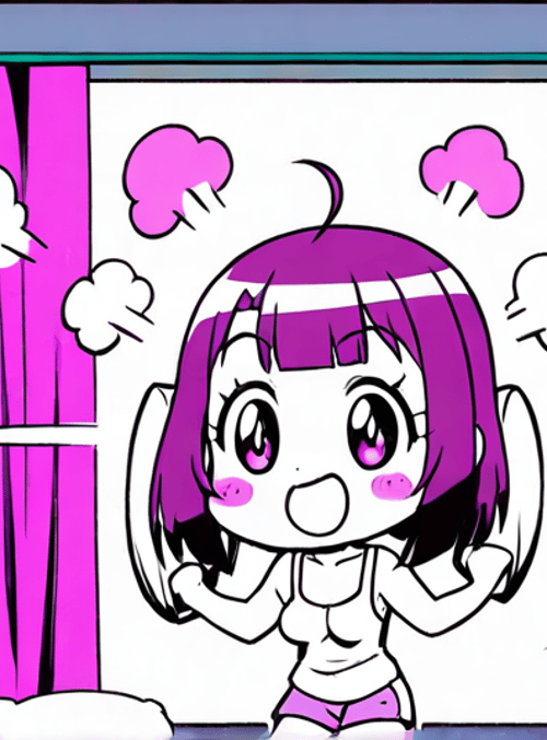 girl, anime, character