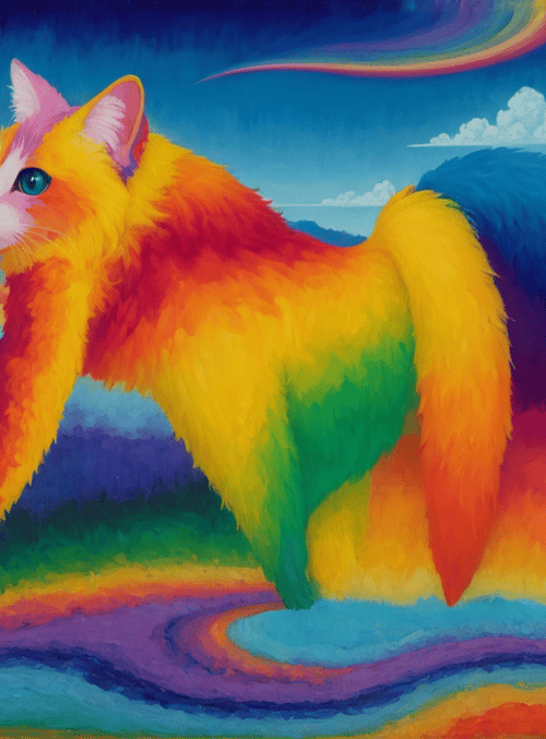 cat, rabbit, unicorn