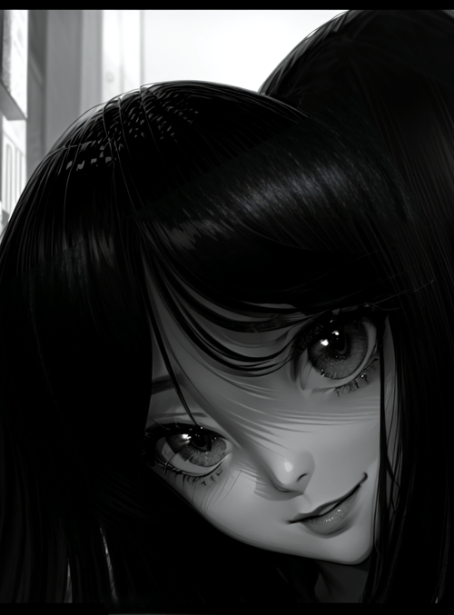 girl, anime, alley
