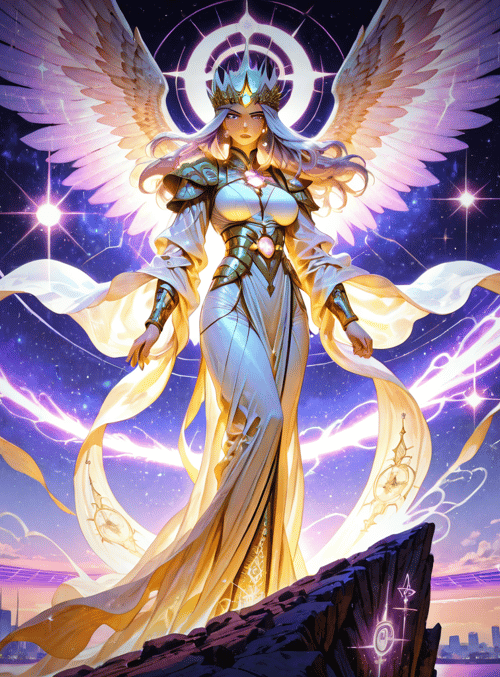 angel, queen, goddess