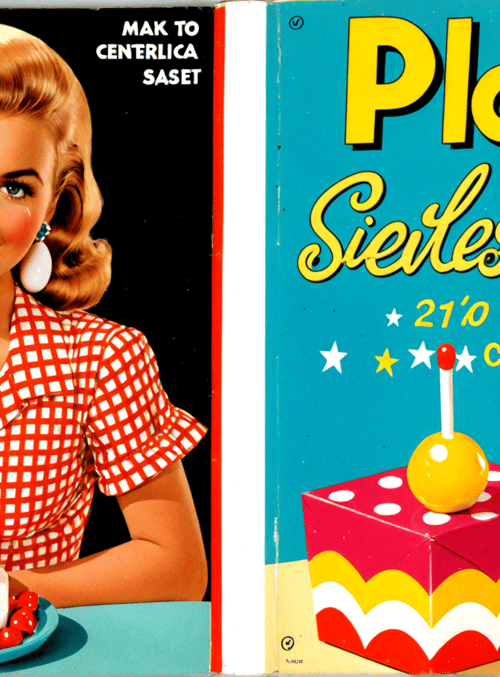 woman, cake, playboy, cherry, box, lollipop, dress