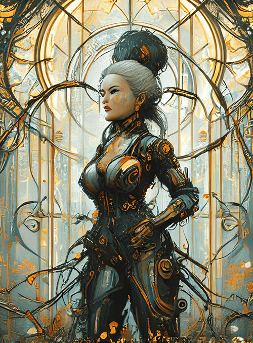 woman, cyborg, robot, mechanical, artificial