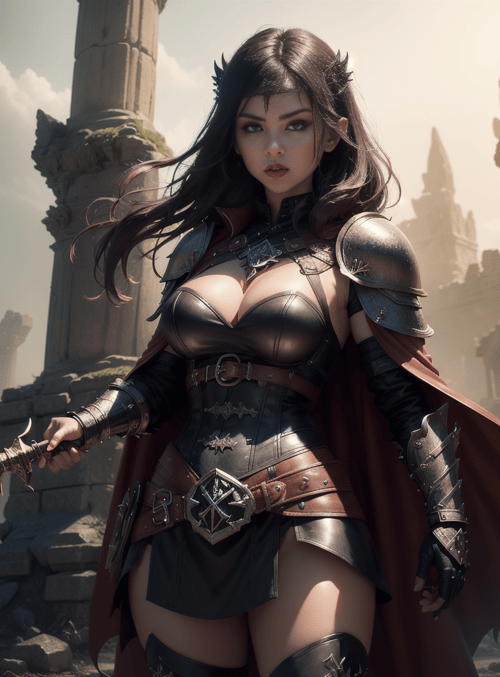 warrior, swordsman, woman