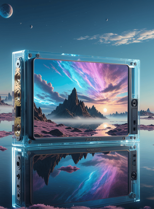 planet, tv, landscape