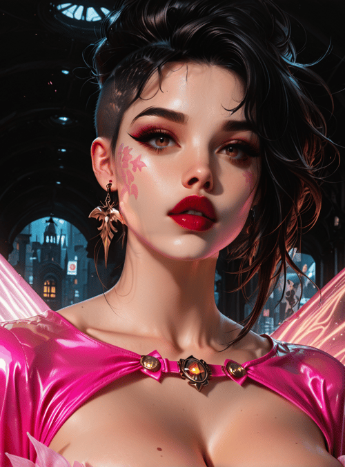 fairy, woman, wing, character, art